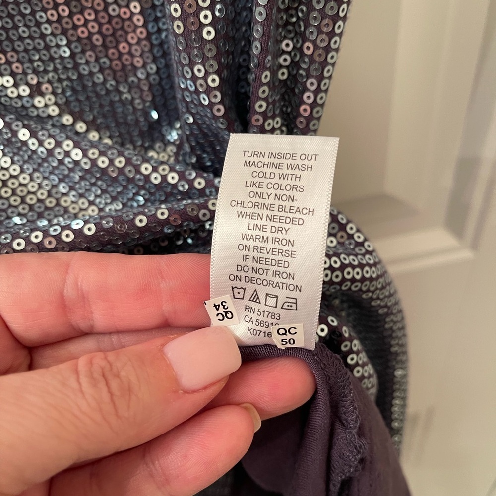 Maurices Sequin Tank Top - size large - Picture 5 of 5